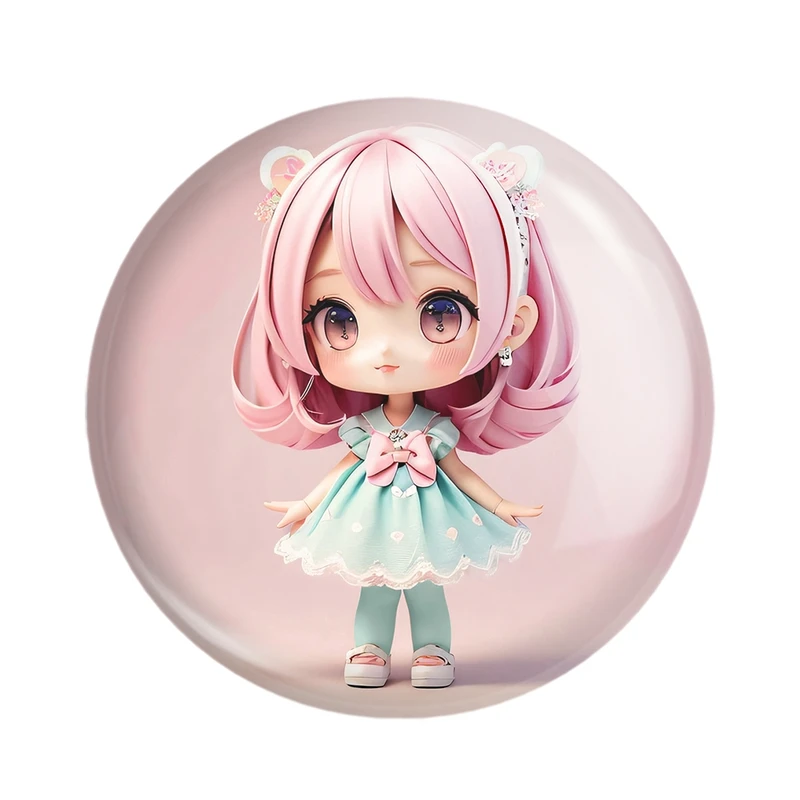 مگنت خندالو مدل دخترانه (Girlish) کد 36879