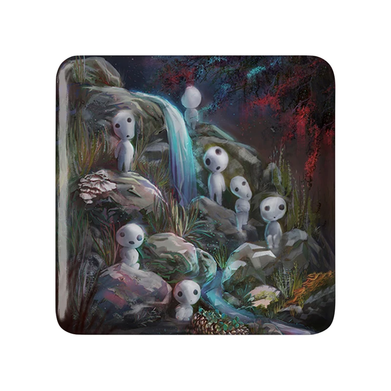 پیکسل خندالو طرح کوداما انیمه پرنسس مونونوکه مدل مربعی کد 34083