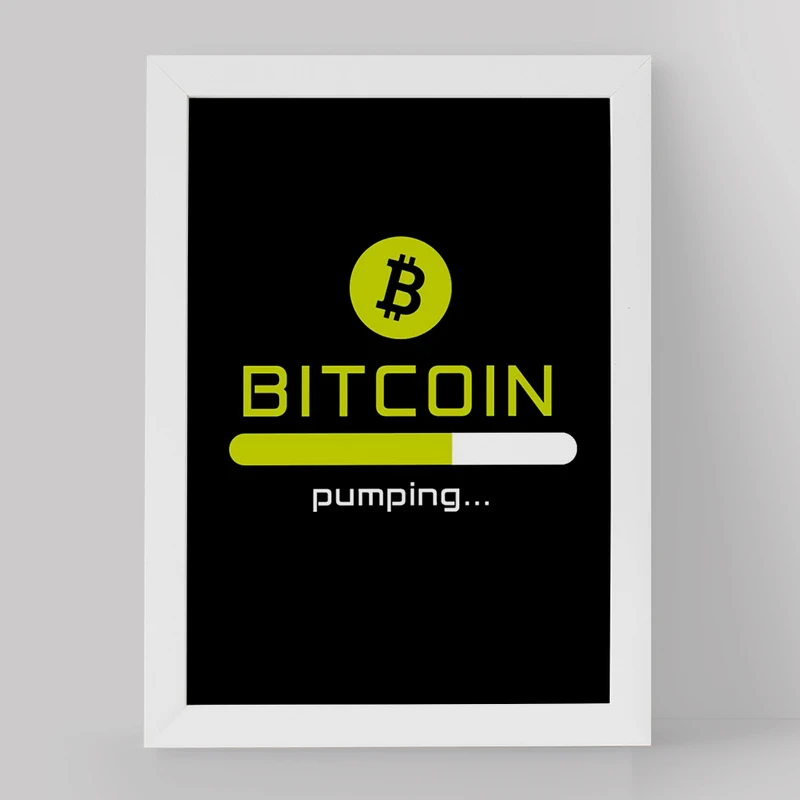 تابلو خندالو مدل ارز دیجیتال بیت کوین کد 10898