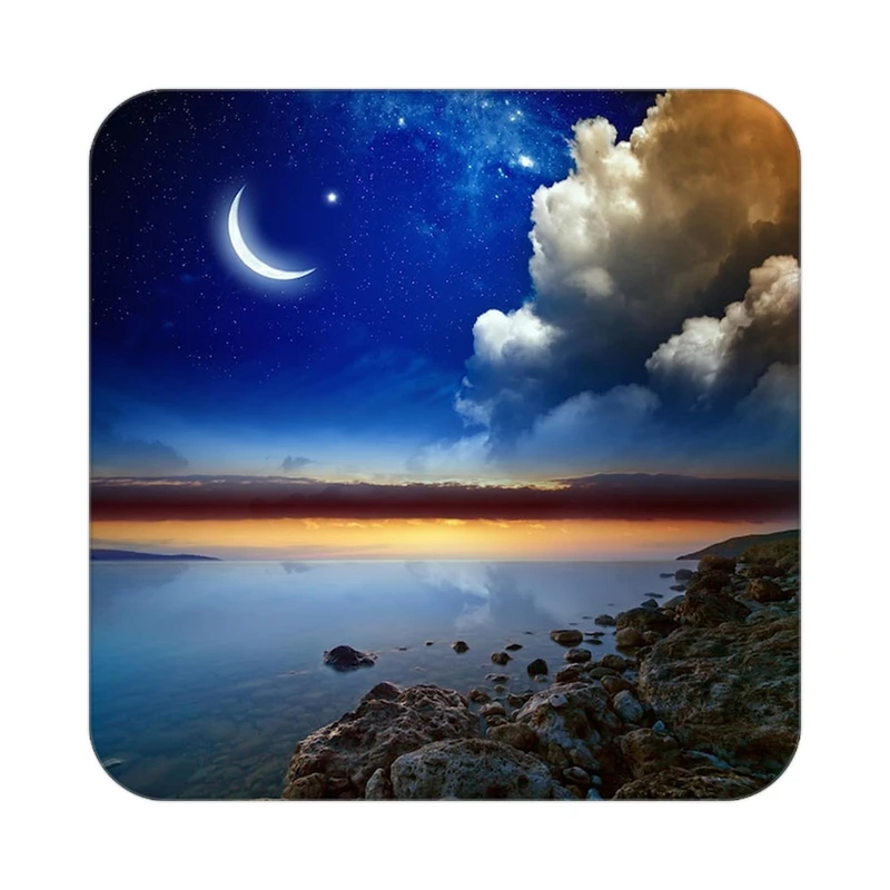 زیر لیوانی کاکتی طرح ماه و ستاره مدل mp53267