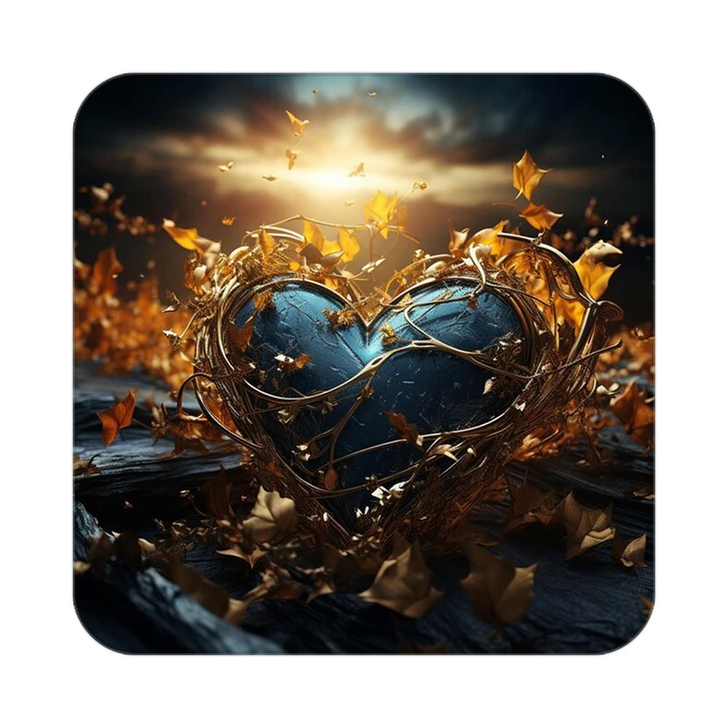 زیر لیوانی کاکتی مدل عاشقانه کد mp13609