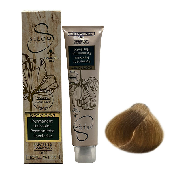 رنگ مو سلوم شماره CS6 حجم 120 میلی لیتر رنگ شیر نسکافه