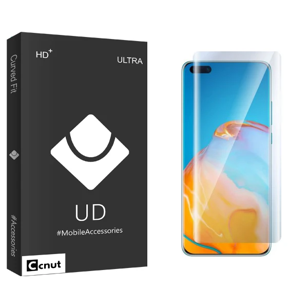 محافظ صفحه نمایش کوکونات مدل UDB UV مناسب برای گوشی موبایل هوآوی P40 Pro