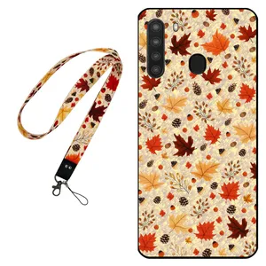 Megafone Fall 0017 Cover For Samsung Galaxy A21 Mobile Neckband