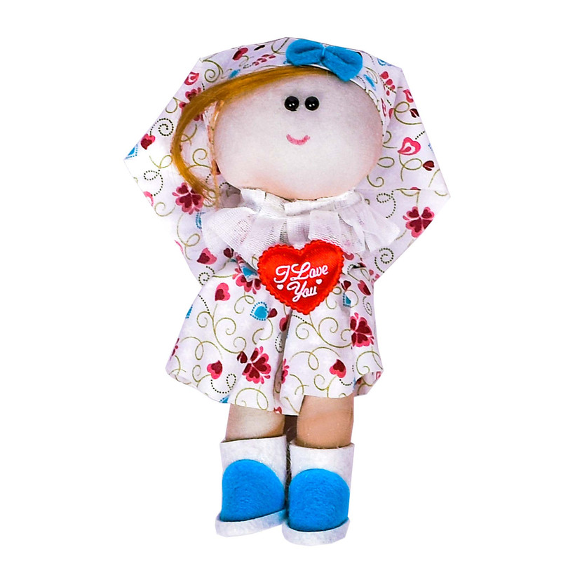 عروسک طرح دختر روسی مدل لاو کد 109 ارتفاع 23 سانتی متر