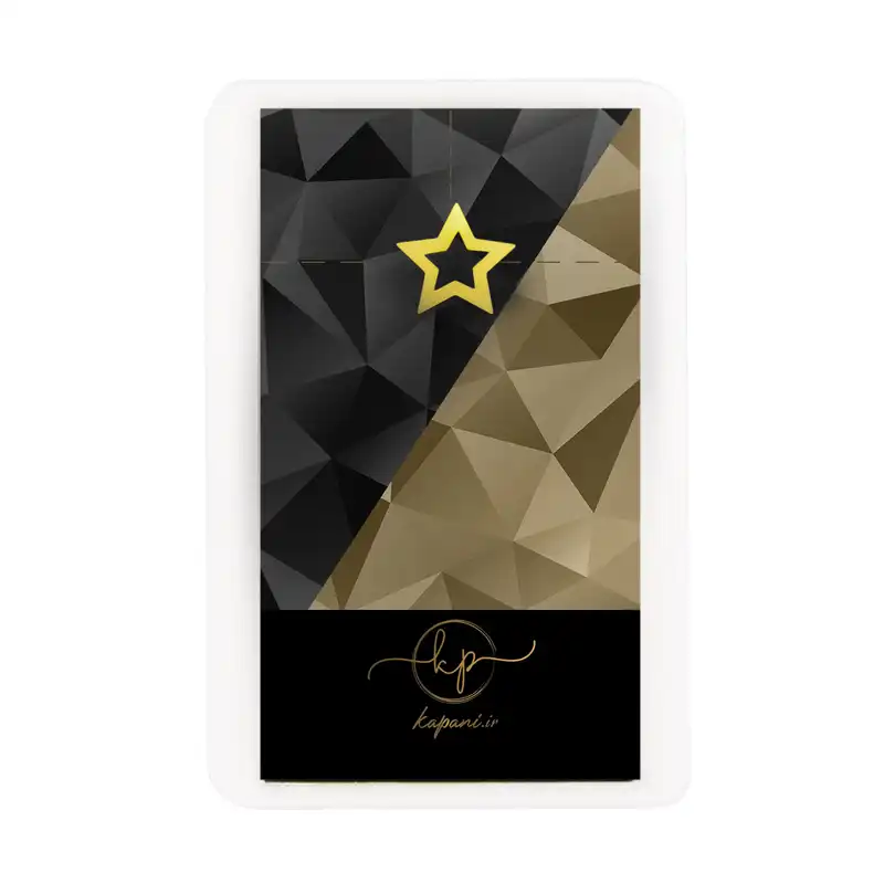 شمش طلا 18 عیار کاپانی مدل ستاره کد KC004