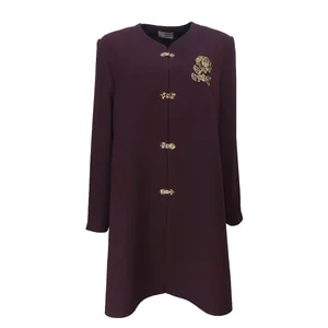 مانتو زنانه سان مد کد SM200_KNZ_MR_SG