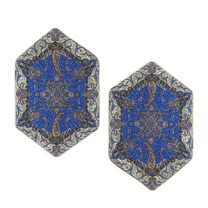 ست 2 تکه رومیزی ترمه مدل شیوا کد DBL2