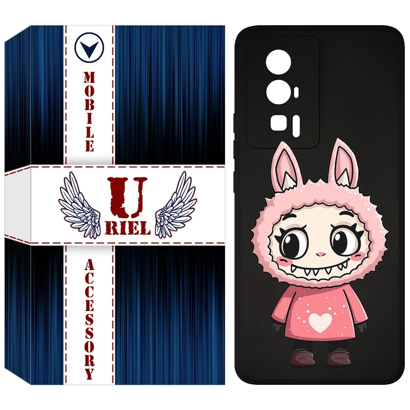 کاور یوریل مدل KSH کد 139 طرح عروسک لبوبو مناسب برای گوشی موبایل شیائومی Poco F5 Pro / Redmi K60 / K60 Pro