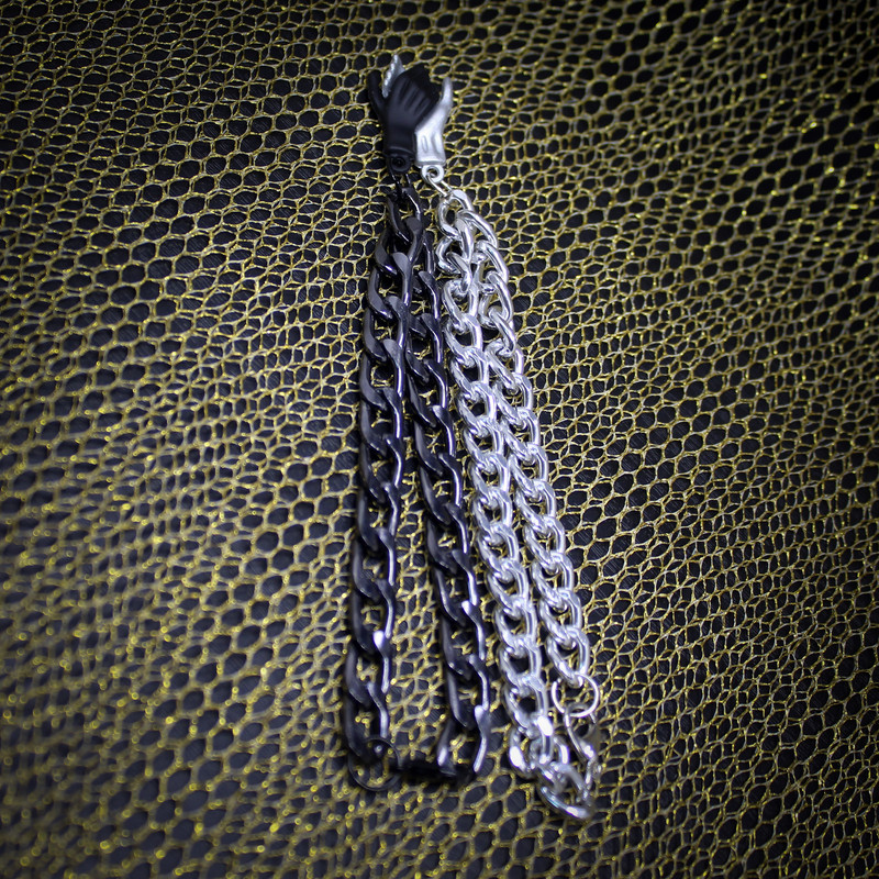 دستبند زنانه طرح دست کد RKH_789 مجموعه 2 عددی