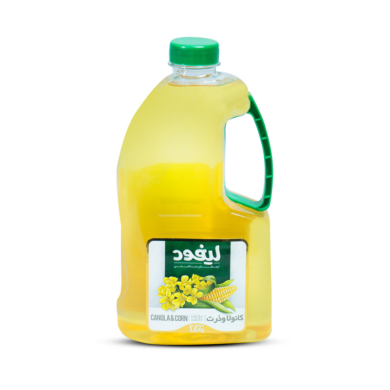 روغن ذرت و کانولا لیفود - 1500 گرم