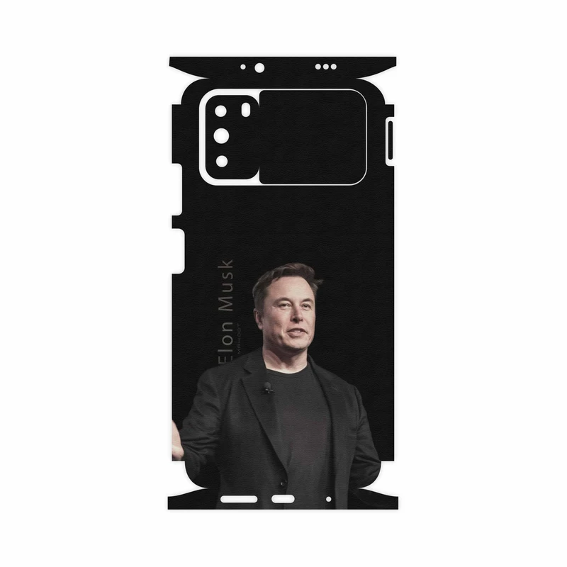 برچسب پوششی ماهوت مدل Elon Musk-FullSkin مناسب برای گوشی موبایل شیائومی Poco M3