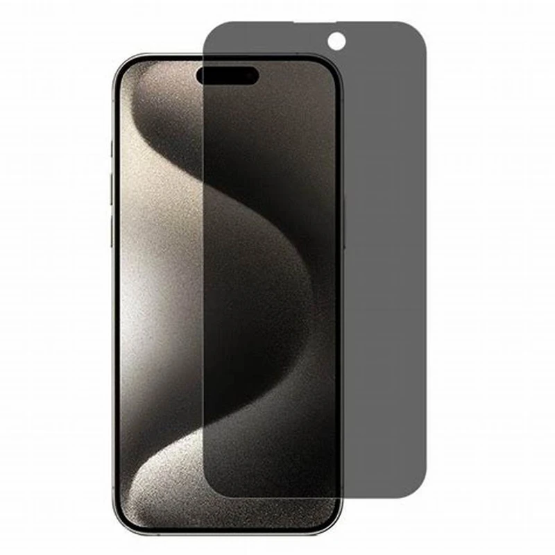 محافظ صفحه نمایش حریم شخصی کی زد دوو مدل  Privacy Glass مناسب برای گوشی موبایل اپل iPhone 15 Pro Max