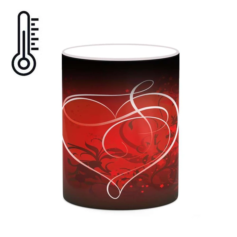 ماگ حرارتی کاکتی مدل قلب کد mgh18430