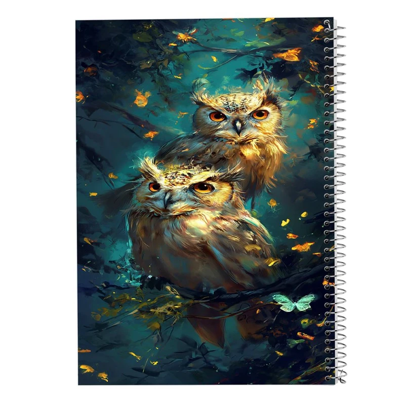 دفتر ژورنال نویسی 50 برگ مدوپد مدل نقطه ای طرح پرنده کد DF15237