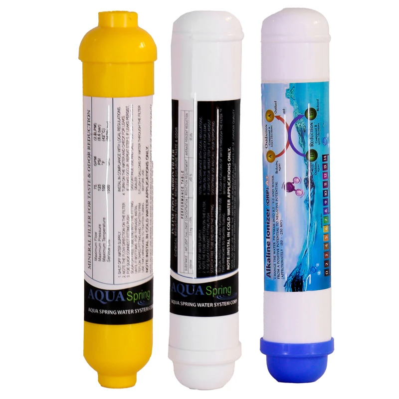 فیلتر دستگاه تصفیه آب آکوآ اسپرینگ مدل FASPMQ3 مجموعه 3 عددی