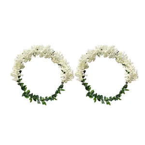 تاج  مو دخترانه مدل گلریز و برگ زیتون 345 بسته 2 عددی