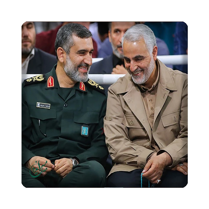 کاشی مبین ایده طرح شهید سپهبد حاج قاسم سلیمانی کد 1138