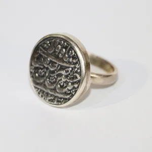 انگشتر نقره زنانه مدل sin-2