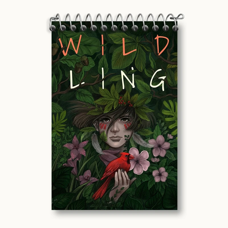 دفتر یادداشت 50 برگ خندالو مدل Wild ling کد F687