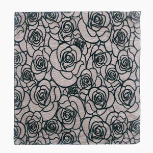 مینی اسکارف زنانه مدل توری گل رز