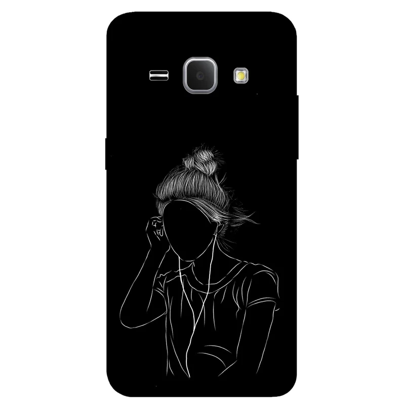 کاور مگافون طرح مینیمال مدل 1858 مناسب برای گوشی موبایل سامسونگ Galaxy J1 2015         