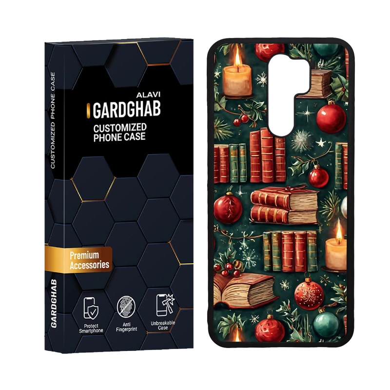 کاور گارد قاب علوی مدل دورژله ای هنری مناسب برای گوشی موبایل شیائومی Redmi 9 / Redmi 9 Prime