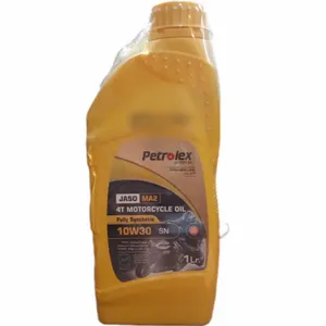 روغن موتور سیکلت تمام سنتتیک پترولکس مدل SN 10W-30 حجم 1 لیتر