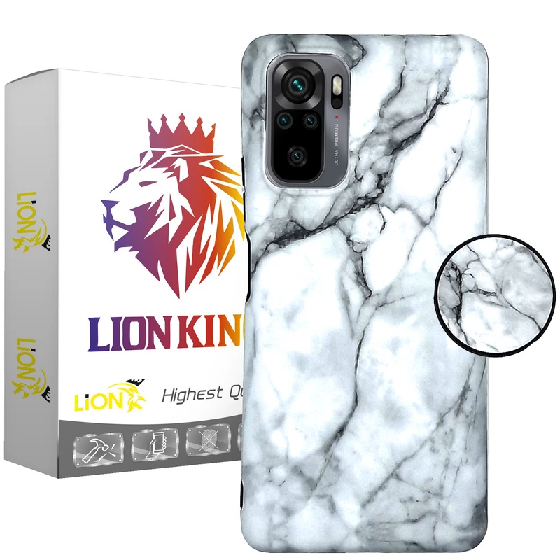 کاور لاین کینگ مدل stone مناسب برای گوشی موبایل شیائومی Redmi Note10/10S به همراه پایه نگهدارنده