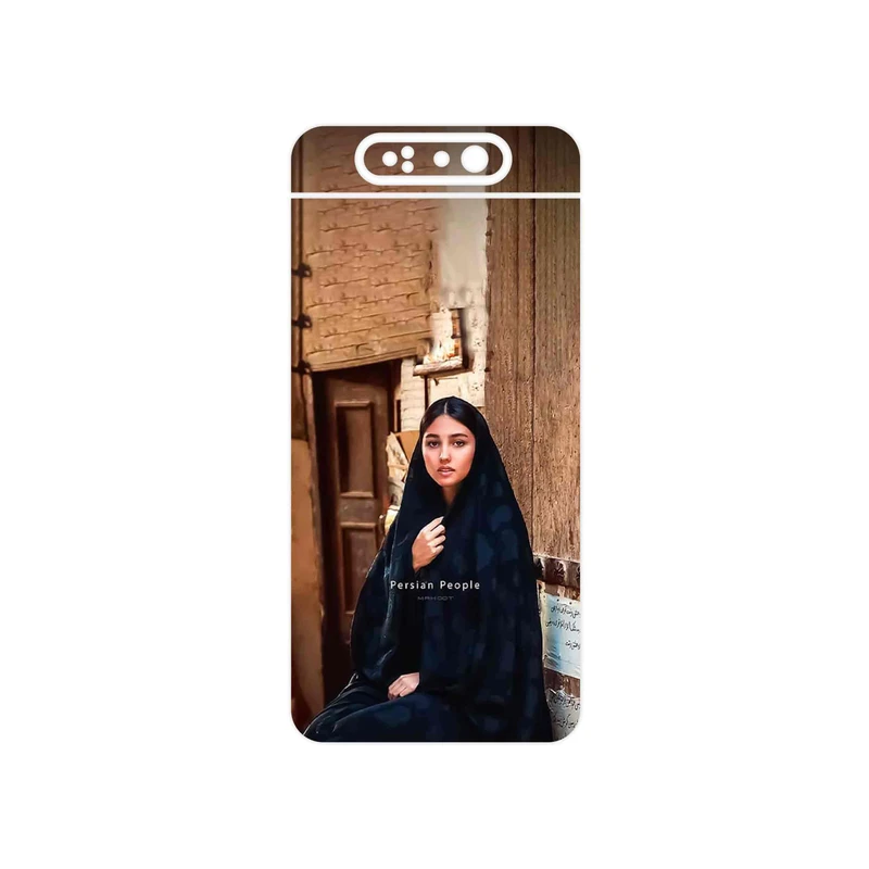 برچسب پوششی ماهوت مدل Portrait of an Iranian Woman مناسب برای گوشی موبایل سامسونگ Galaxy A80