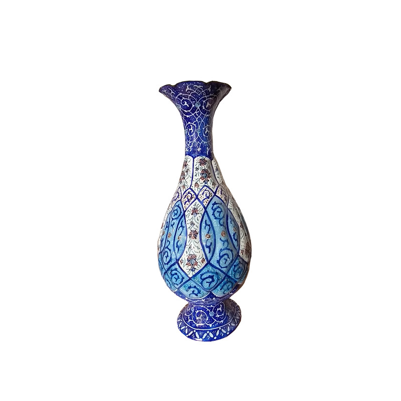 گلدان میناکاری مدل اسلیمی کد G 4