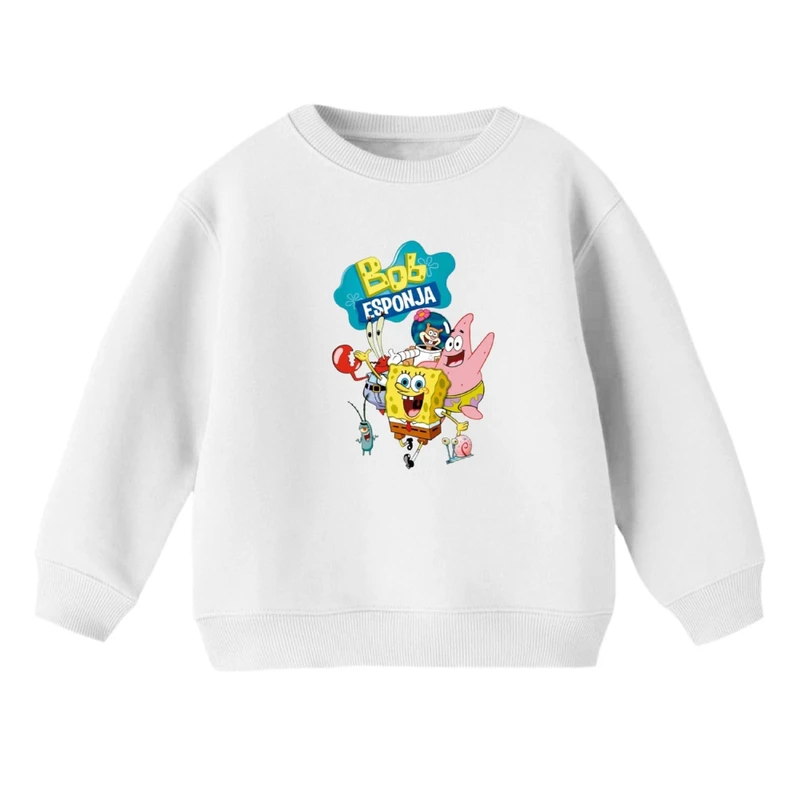 سویشرت بچگانه مدل باب اسفنجی و دوستان 