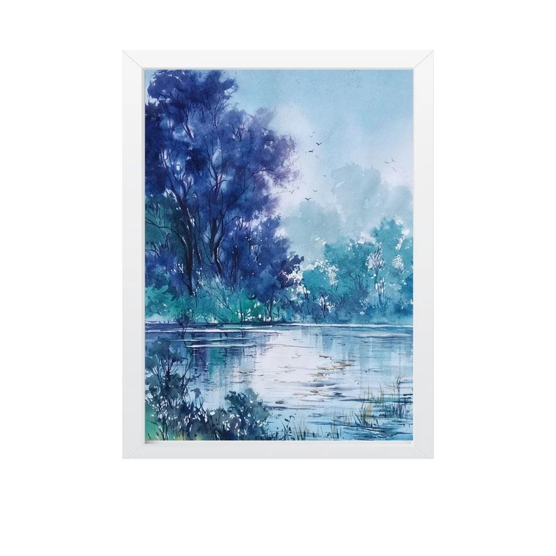 تابلو مدل میس فریم کهکشان مرموز و ستارگان