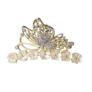 کلیپس مو زنانه مدل پروانه 2 طرفه آویزدار