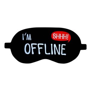 چشم بند خواب مدل کمپرس دار طرح offline
