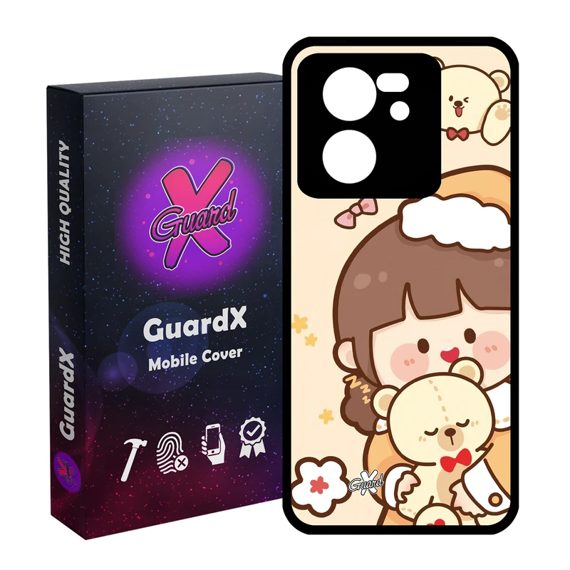 کاور گارد ایکس طرح Girl مدل Glass10524 مناسب برای گوشی موبایل شیائومی 13T/13T Pro/Redmi K60 Ultra