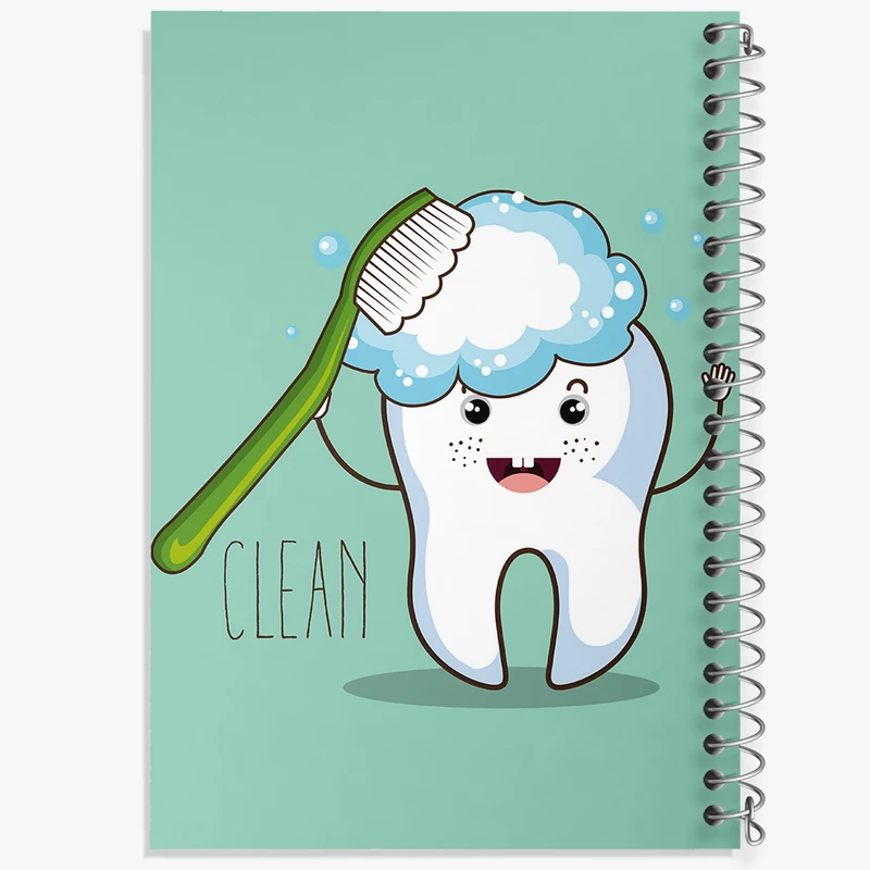 دفتر نقاشی 50 برگ خندالو طرح دندان و دندان پزشکی کودکانه کد 36755