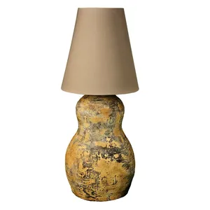 آباژور سفالی طرح پتینه مدل کوفی