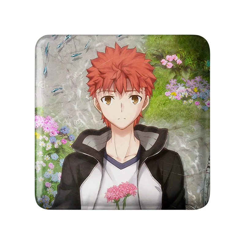 مگنت خندالو طرح شیرو انیمه فیت استی نایت Fate Stay Night  مدل مربعی کد 22776