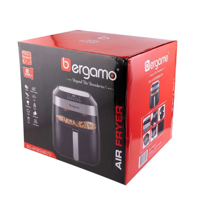 سرخ کن بدون روغن برگامو مدل BG-AF2826IBS7D