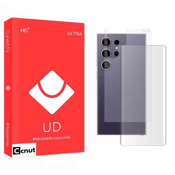 محافظ صفحه نمایش کوکونات مدل UD UV مناسب برای گوشی موبایل سامسونگ Galaxy S24 Ultra  به همراه محافظ پشت گوشی