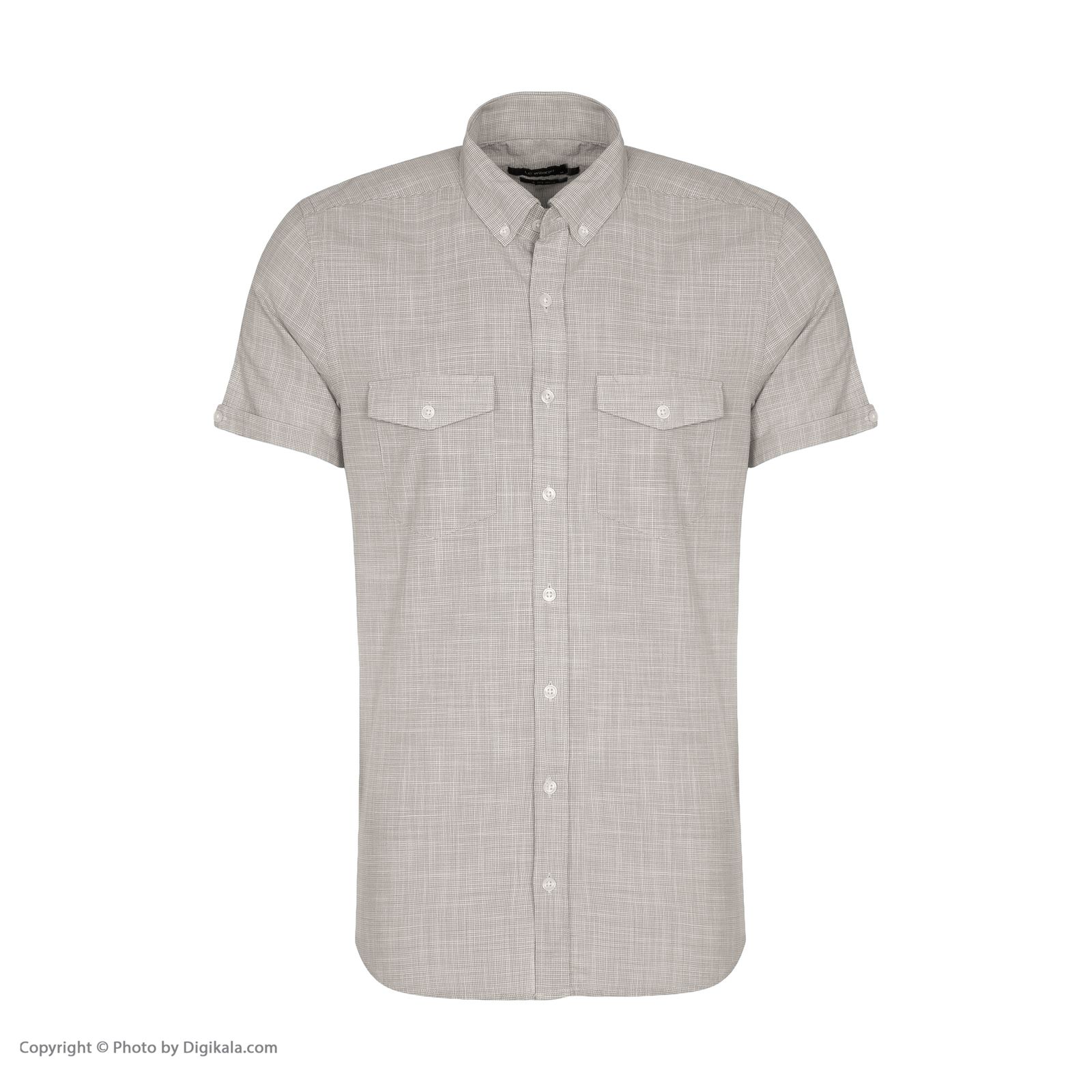 پیراهن مردانه ال سی وایکیکی مدل 0SQ213Z8-LKQ-BEIGECHECKED -  - 3