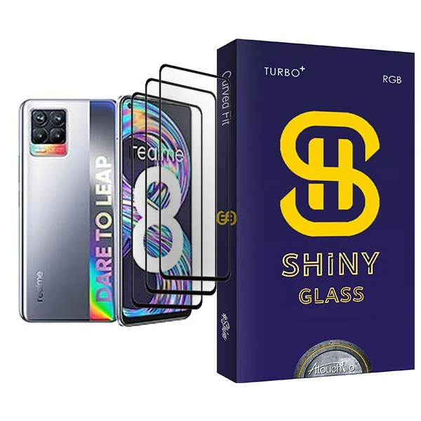 محافظ صفحه نمایش آتوچبو مدل Shiny Glass MIX003 مناسب برای گوشی موبایل ریلمی 8 بسته سه عددی