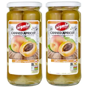 کمپوت زردآلو ماهوند - 480 گرم مجموعه 2 عددی