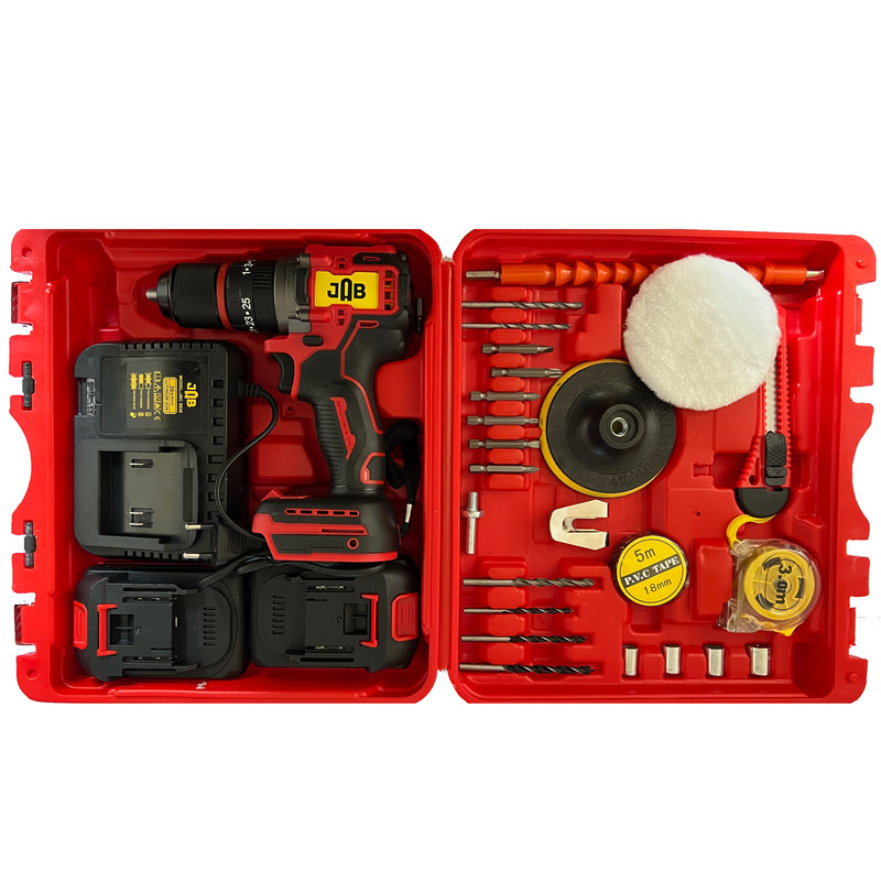 مجموعه 40 عددی دریل پیچ گوشتی شارژی جاب مدل JSB-36 Li-Brushless