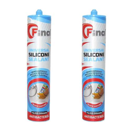 چسب سیلیکون مدل waterproof حجم 280 ملی لیتر بسته 2 عددی