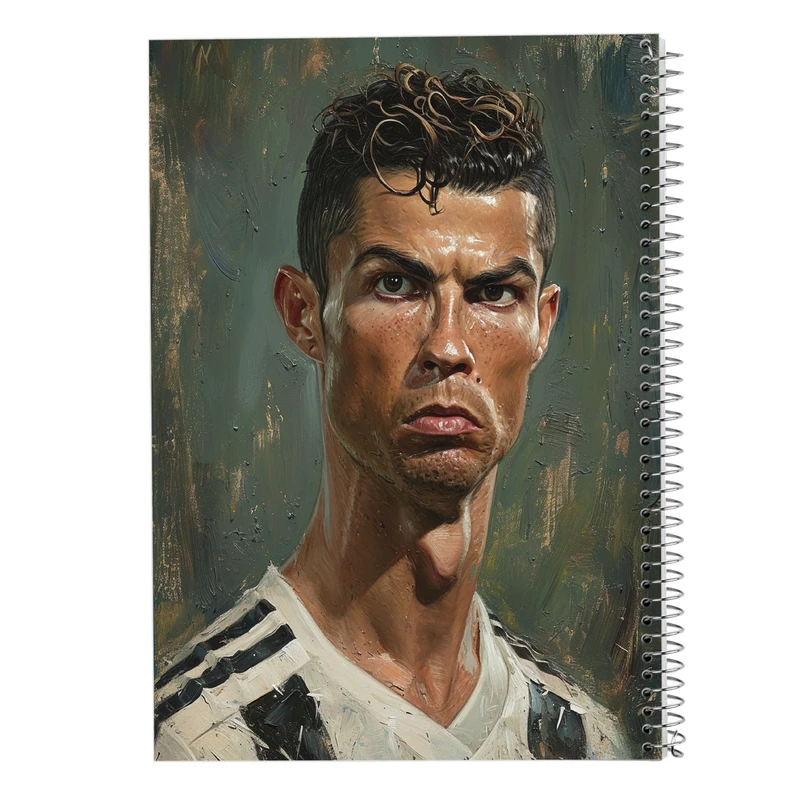 دفتر شطرنجی 50 برگ مدوپد مدل رونالدو ronaldo کد DF13479