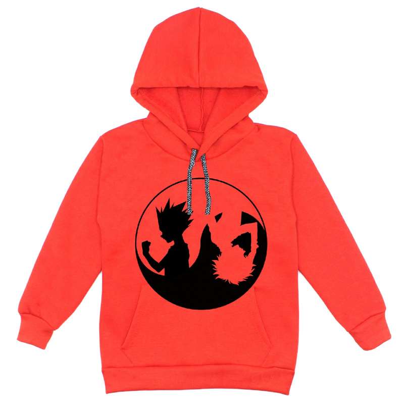 هودی پسرانه مدل W68 رنگ قرمز