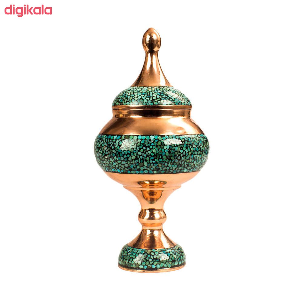 ست سه تکه گلدان و شکلات خوری فیروزه کوبی مدل 020 main 1 3
