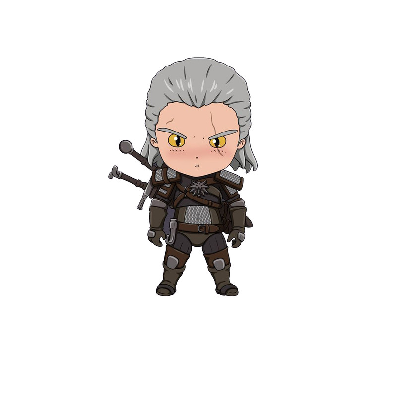 استیکر لپ تاپ و موبایل مدل بازی طرح ویچر Witcher کد 4147